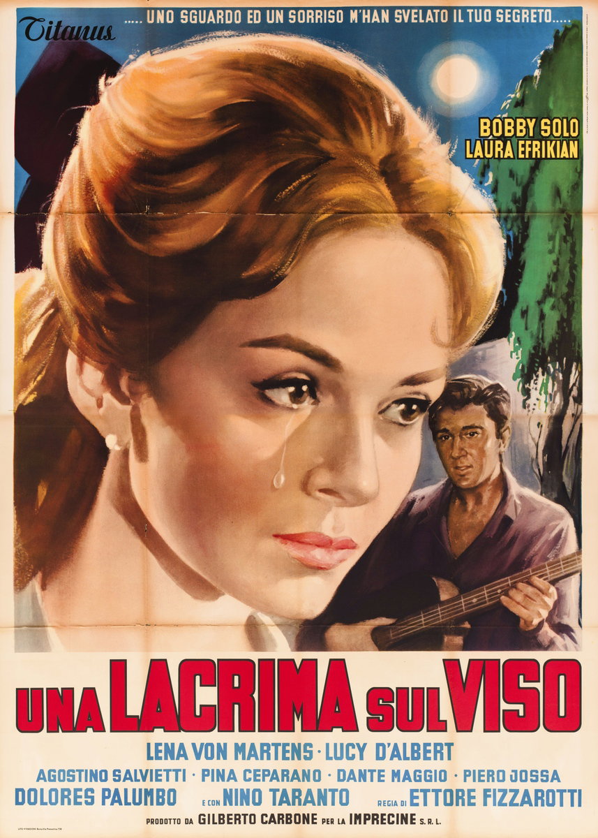 Manifesto 2 per il film Una lacrima sul viso (1964)