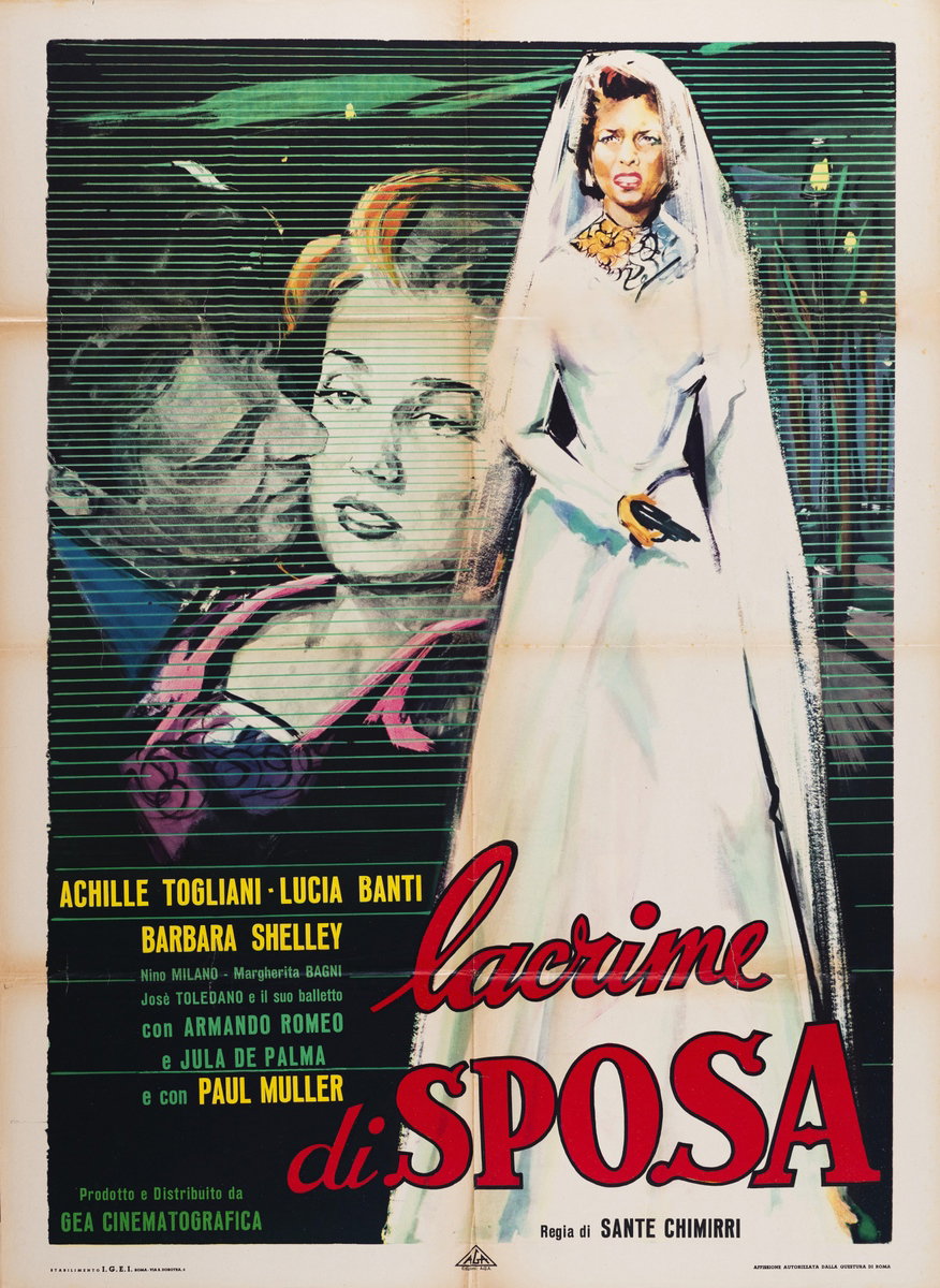 Poster 2 for the film Lacrime di sposa (1956)