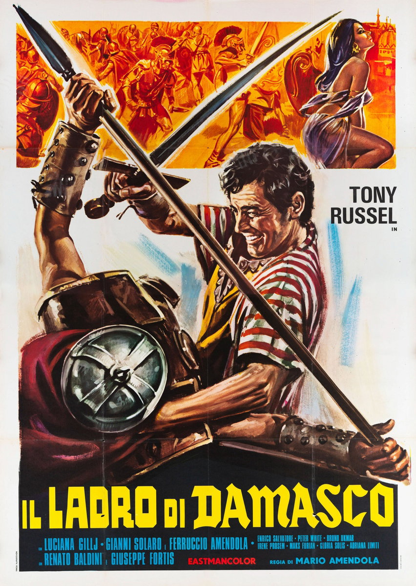 Manifesto 4 per il film Il ladro di Damasco (1964)