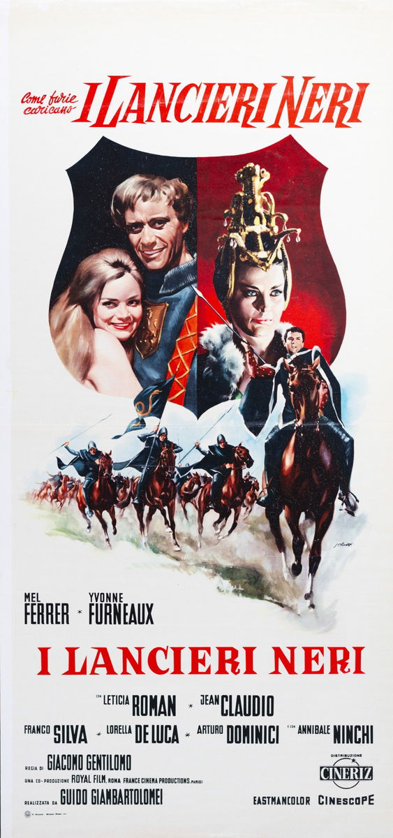 Charge of the Black Lancers - Lobby Card 1