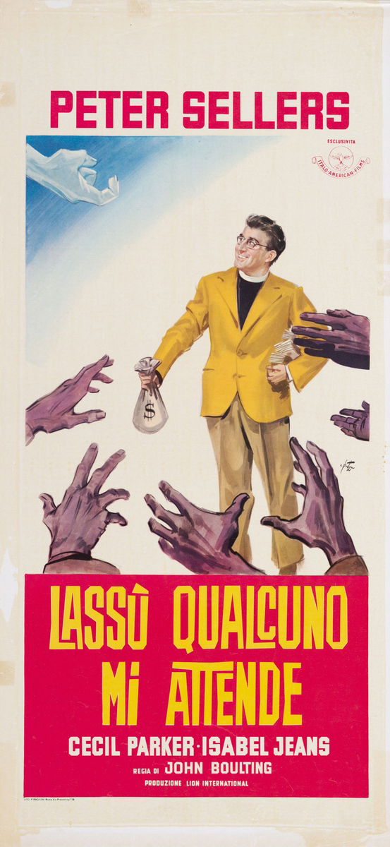 Heavens Above! - Lobby Card 1