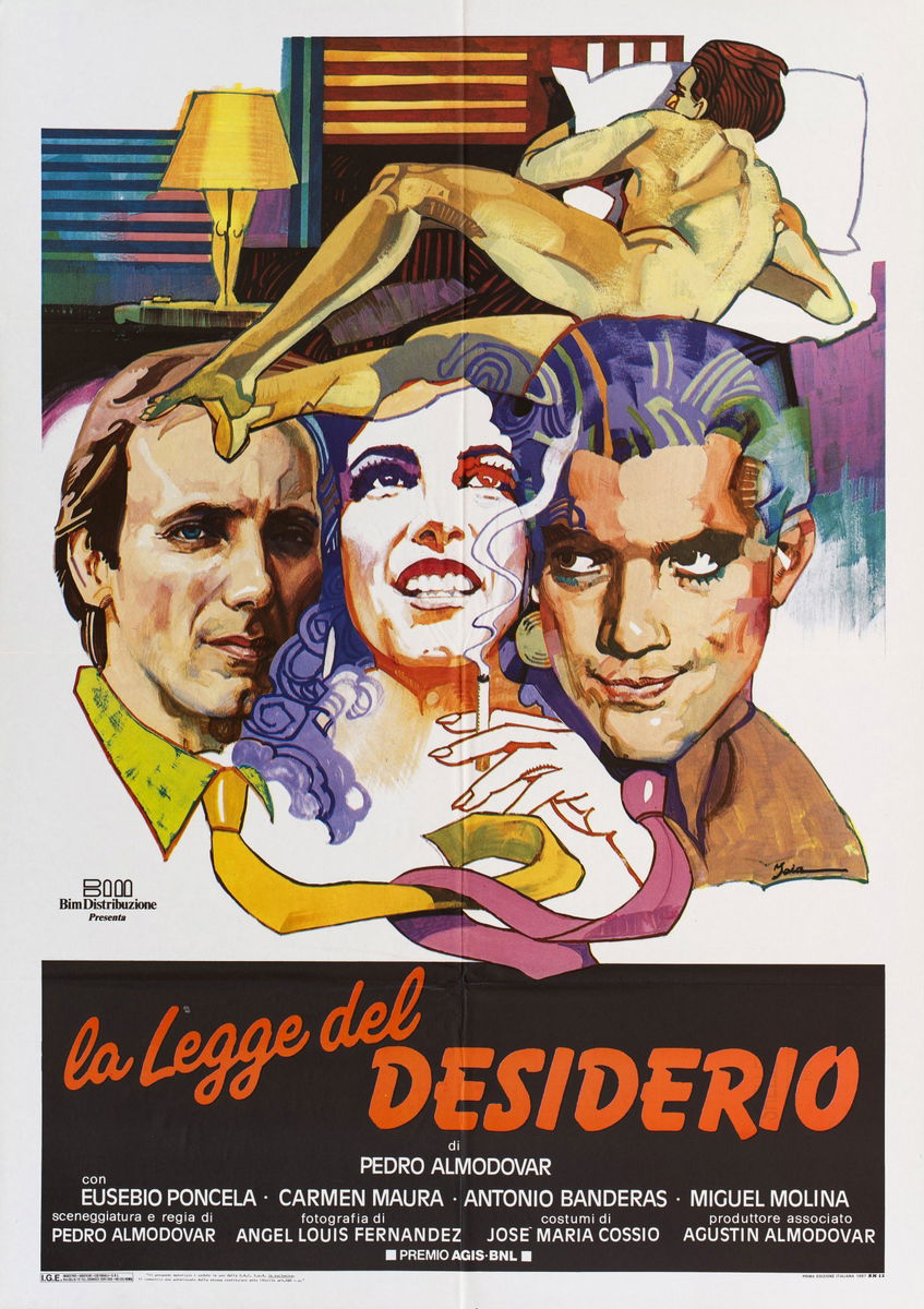 La legge del desiderio - Manifesto 1