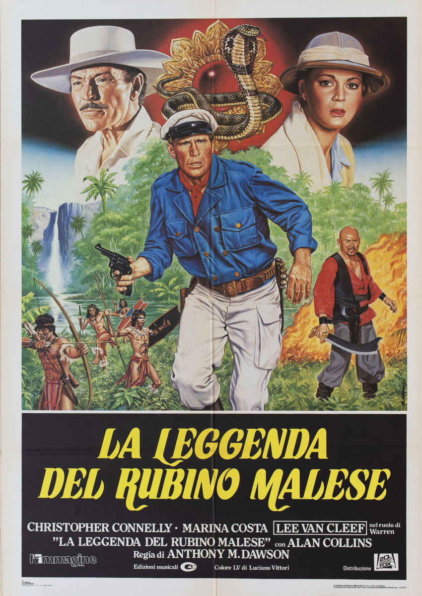 La leggenda del rubino malese - Manifesto 1