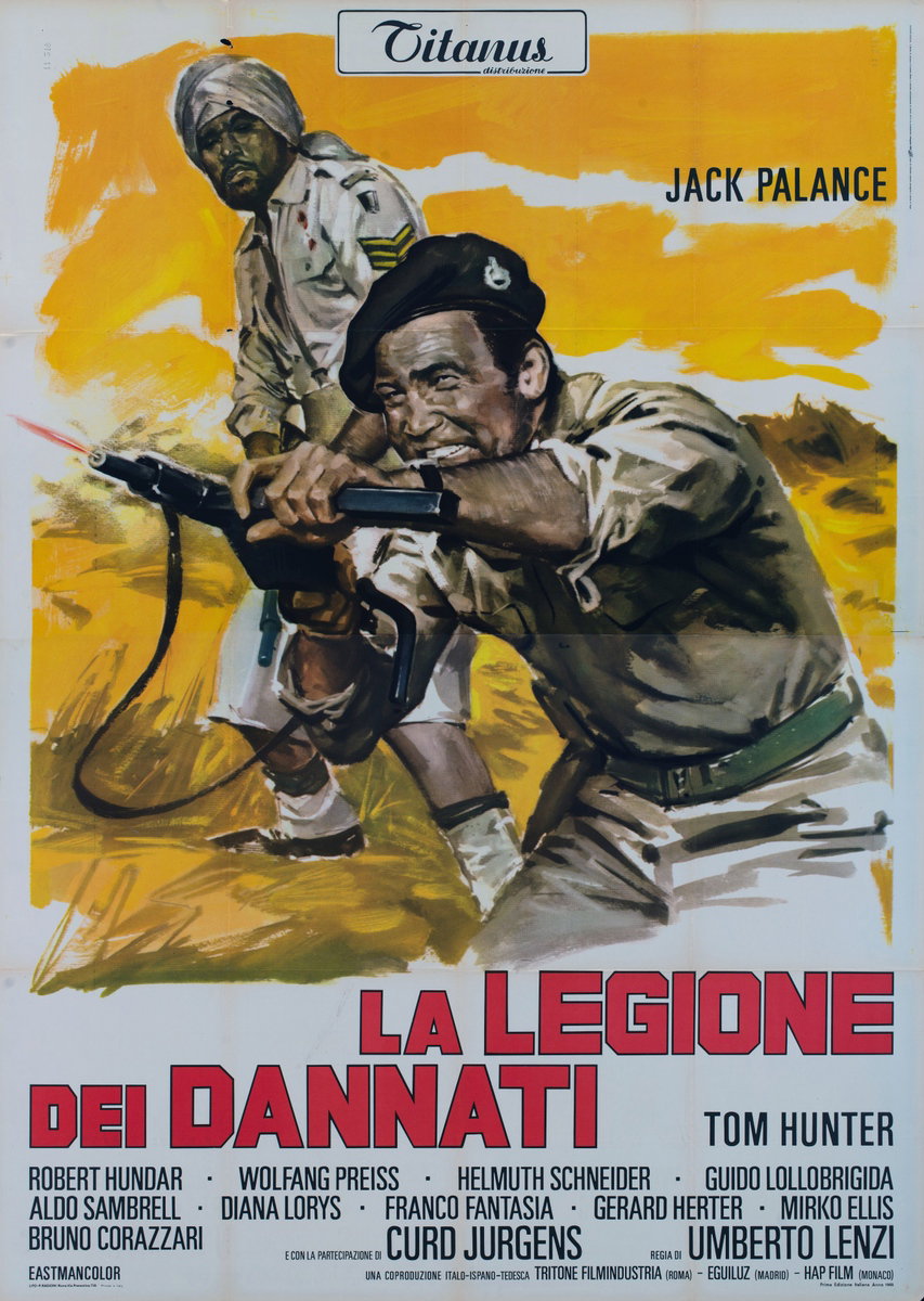 Manifesto 2 per il film La legione dei dannati (1969)