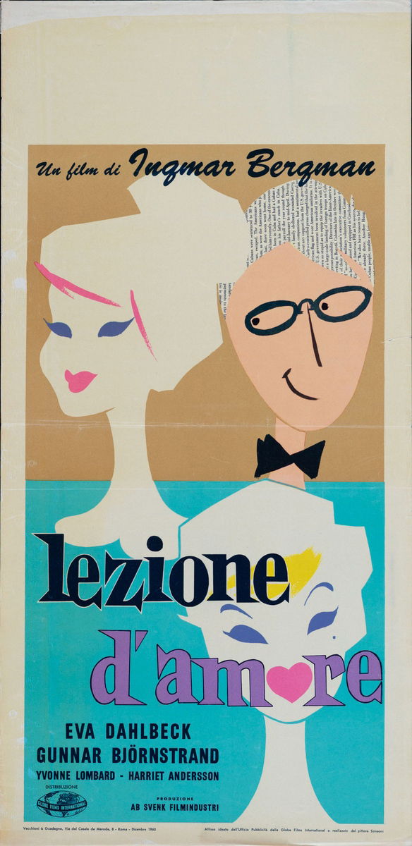 A Lesson in Love - Lobby Card 1