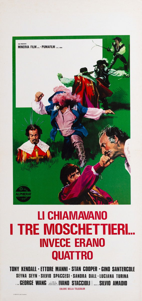 They Were Called Three Musketeers But They Were Four - Lobby Card 1