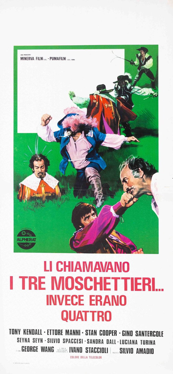 Locandina 2 per il film Li chiamavano i tre moschettieri... invece erano quattro (1973)