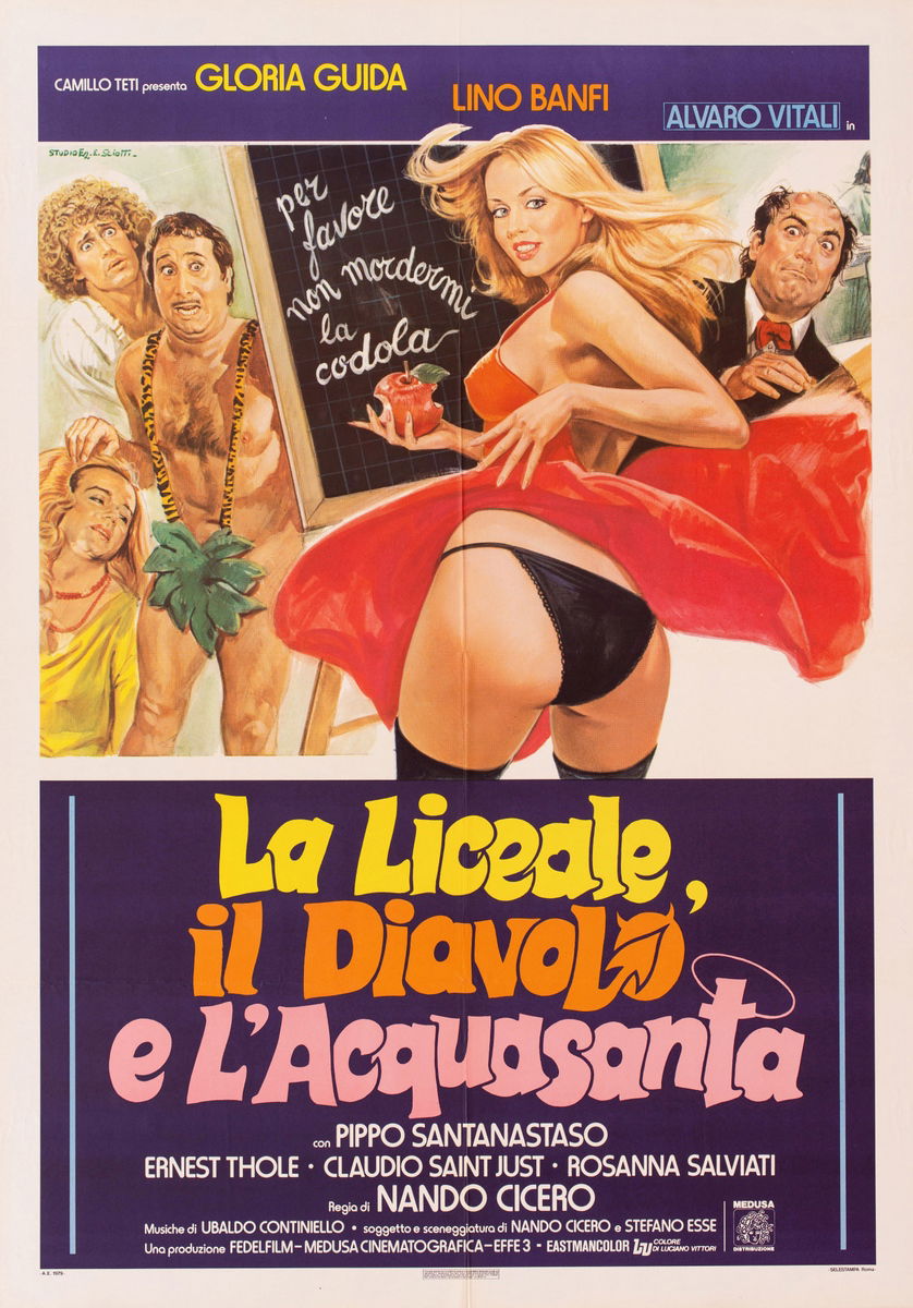 La liceale, il diavolo e l'acquasanta - Manifesto 1