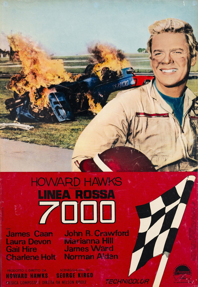 Fotobusta 2 per il film Linea rossa 7000 (1965)
