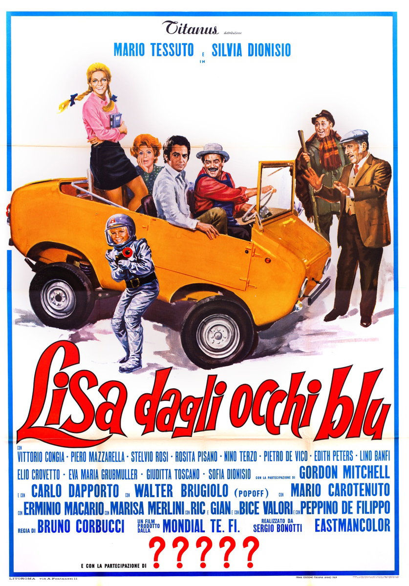 Poster 2 for the film Lisa with the Blue Eyes (1969)
