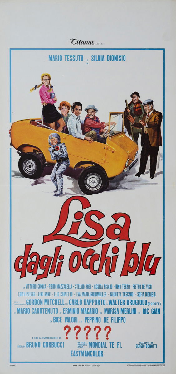 Lisa with the Blue Eyes - Lobby Card 1