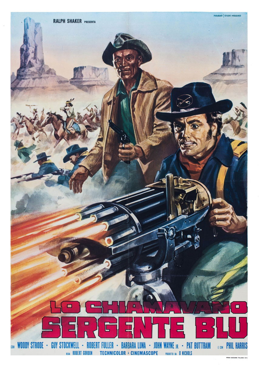 Lo chiamavano Sergente Blu - Manifesto 1