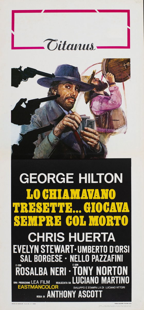 Lo chiamavano Tresette... giocava sempre col morto - Lobby Card 1