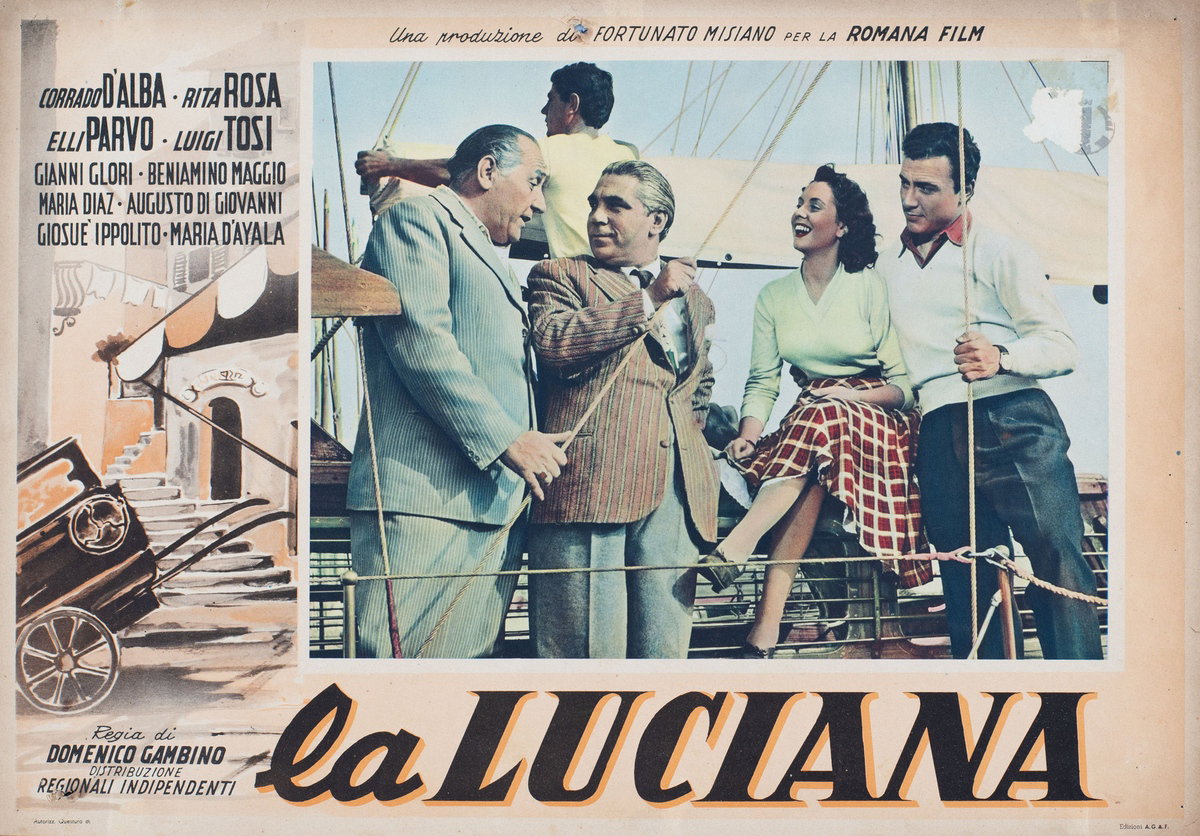 Lobby Card 2 for the film La Luciana (1954)