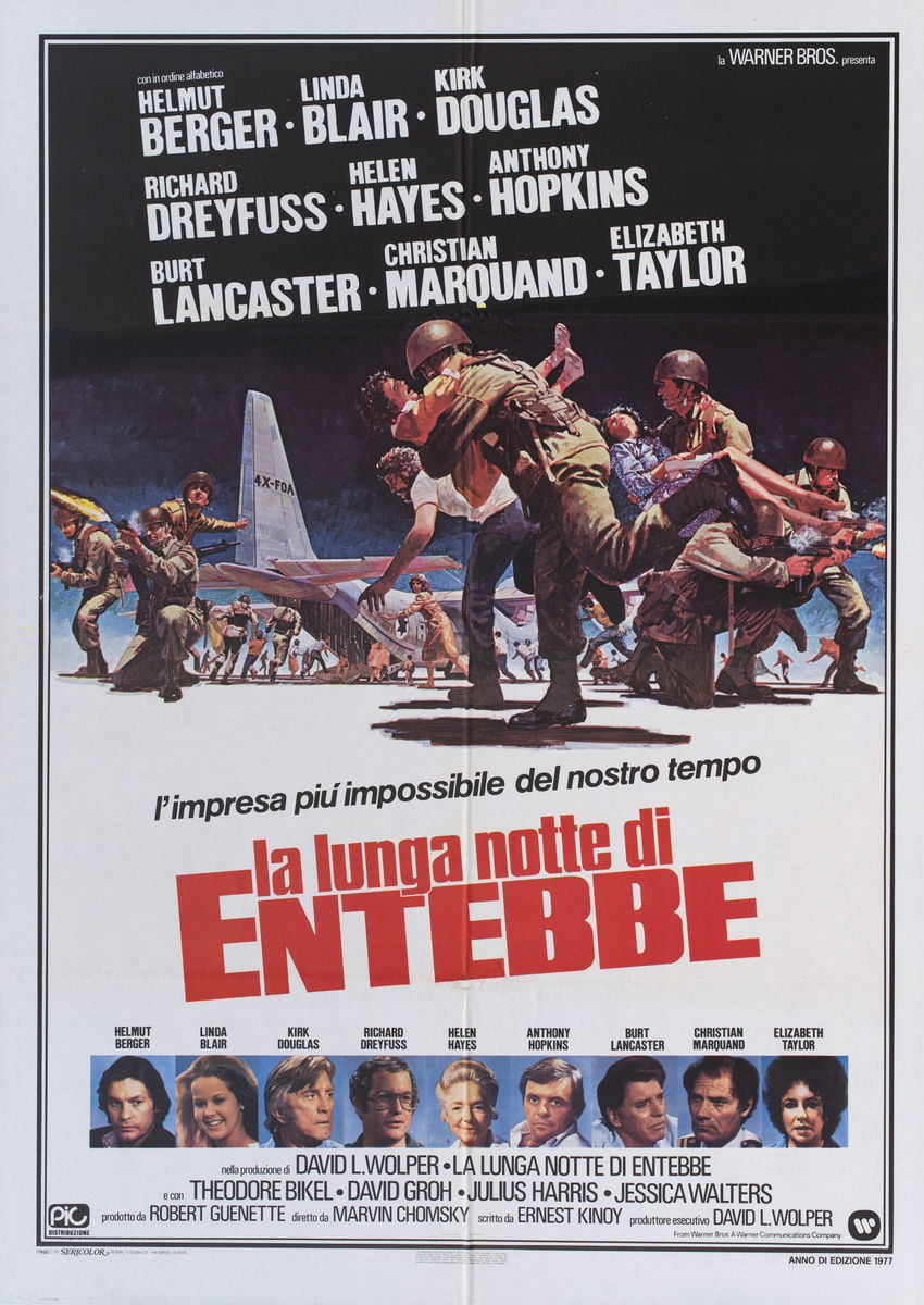 La lunga notte di Entebbe - Manifesto 1