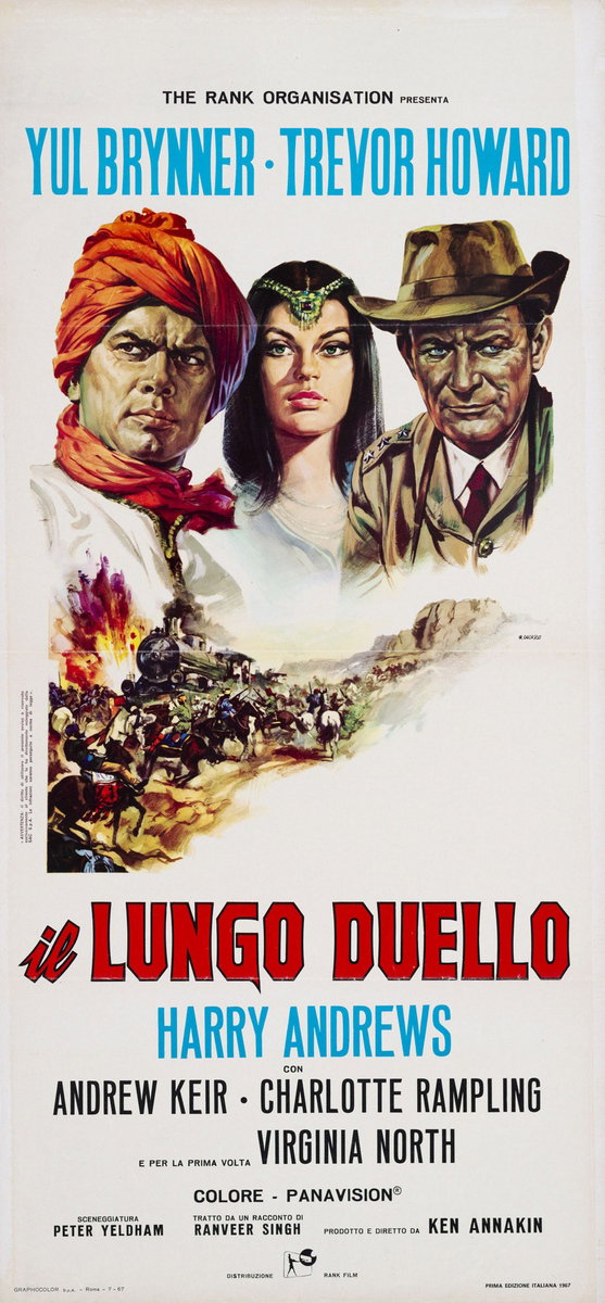Locandina 2 per il film Il lungo duello (1967), dipinto da Renato Casaro (Renè)