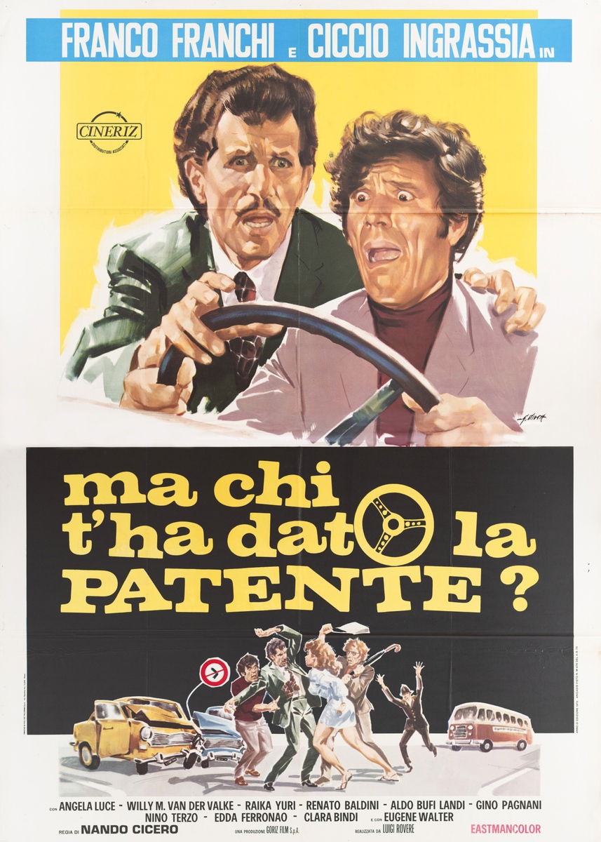 Ma chi t'ha dato la patente? - Manifesto 1