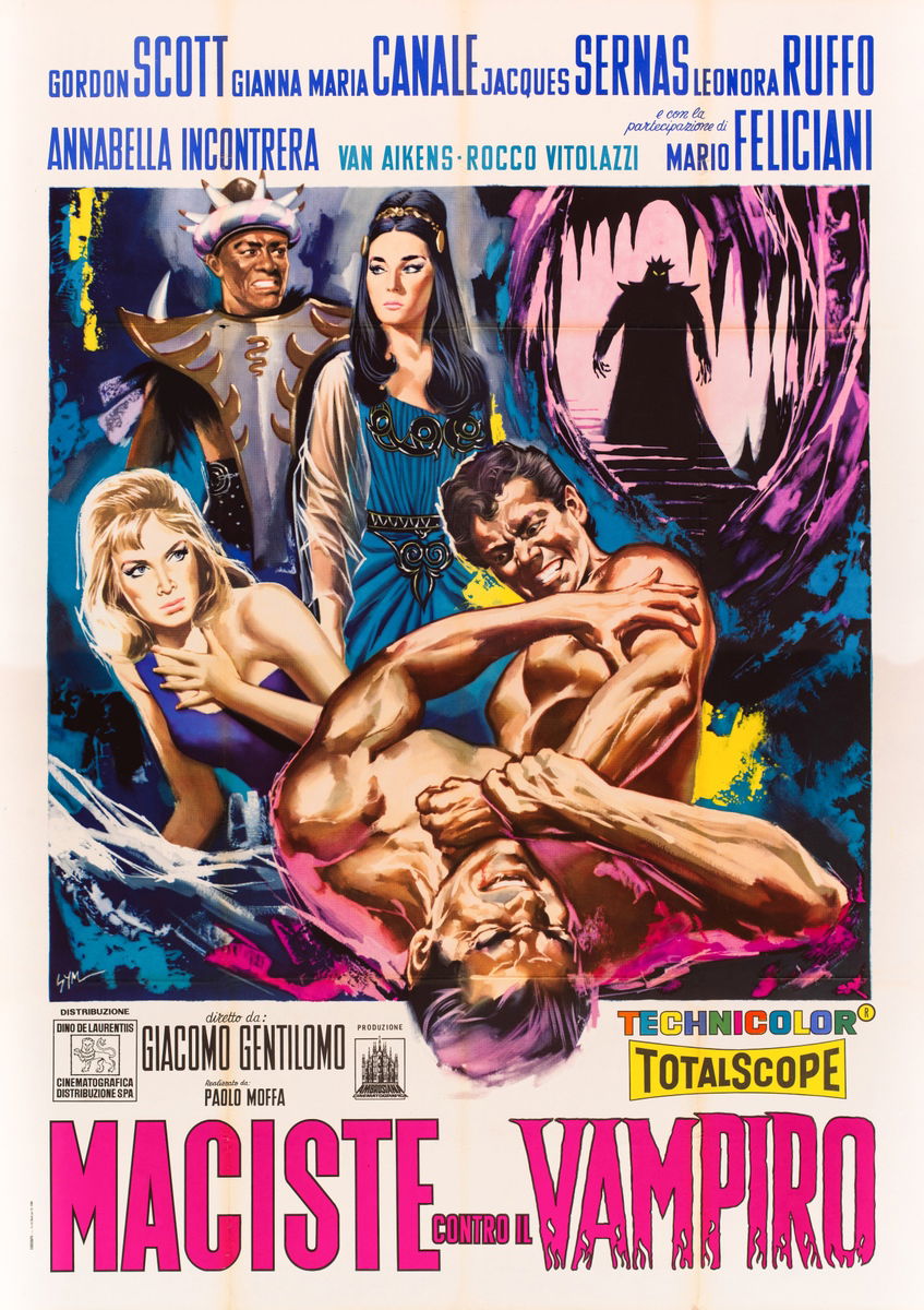 Maciste contro il vampiro - Manifesto 1