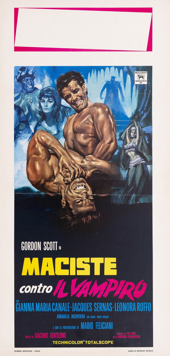 Maciste contro il vampiro - Locandina 1