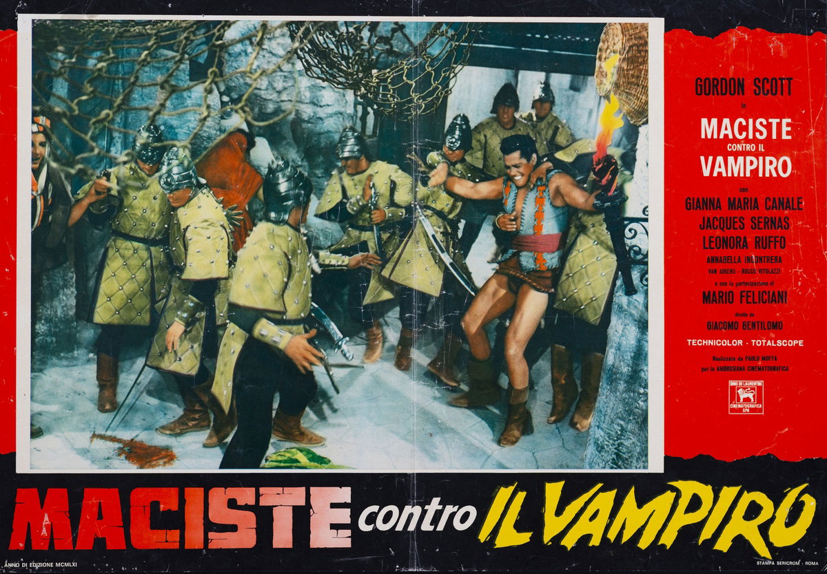 Lobby Card 3 for the film Goliath and the Vampires (1961)