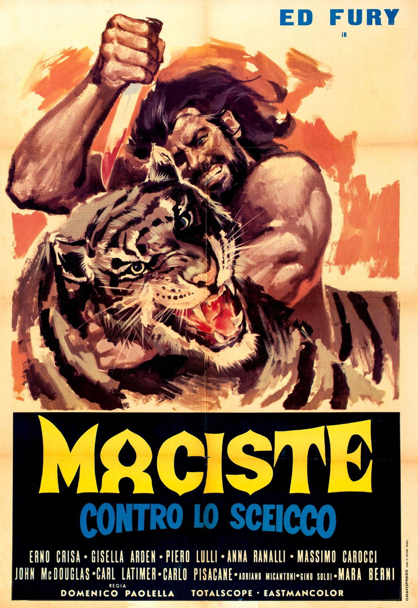 Maciste contro lo sceicco - Manifesto 1