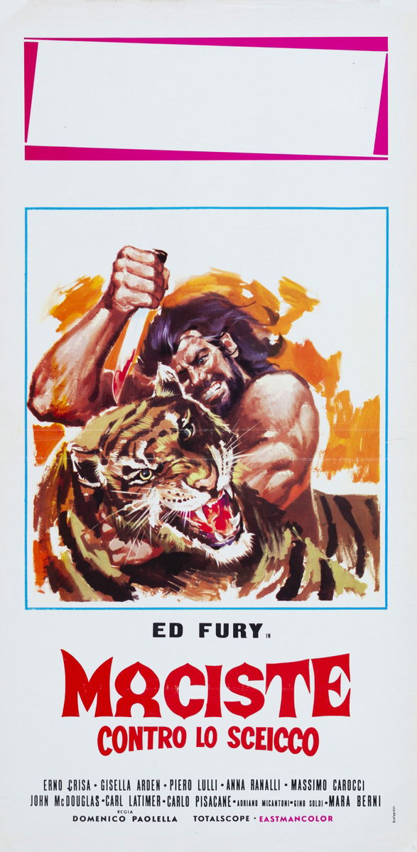 Maciste contro lo sceicco - Locandina 1