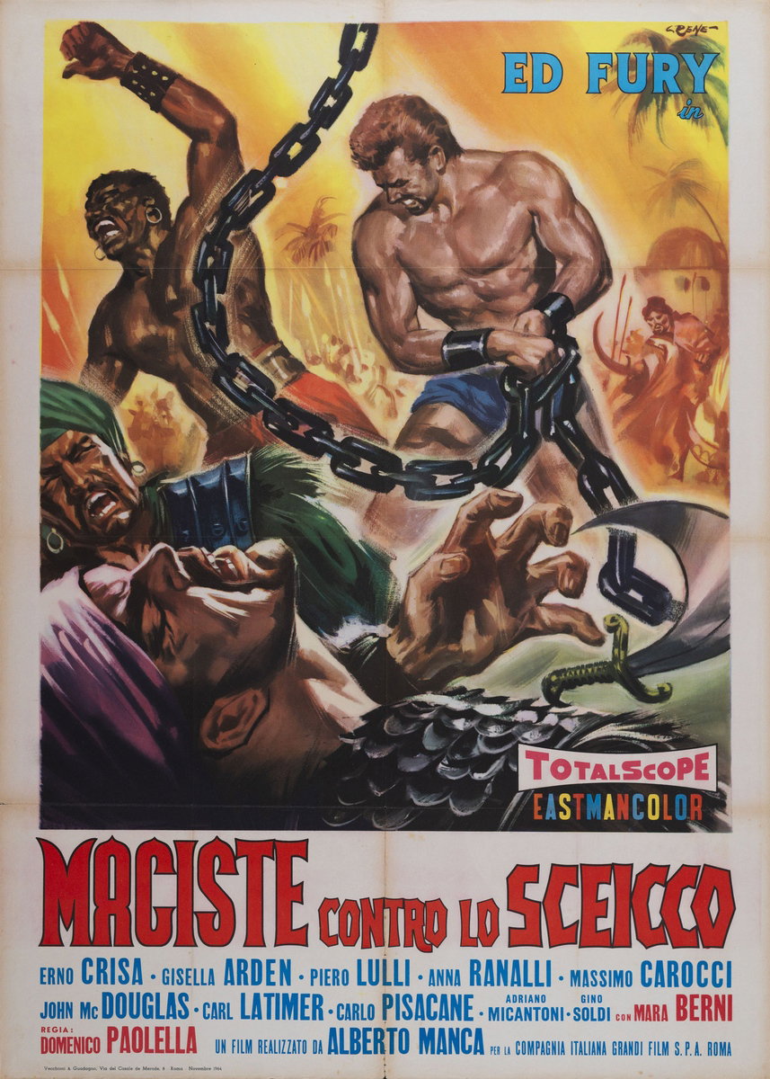 Maciste contro lo sceicco - Manifesto 2