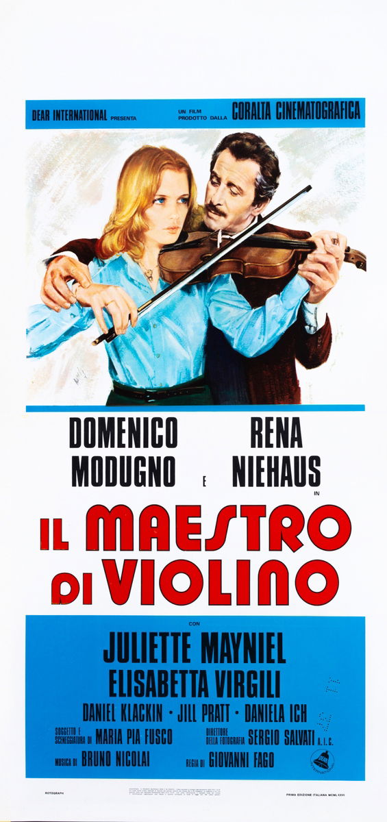 Il maestro di violino - Locandina 1