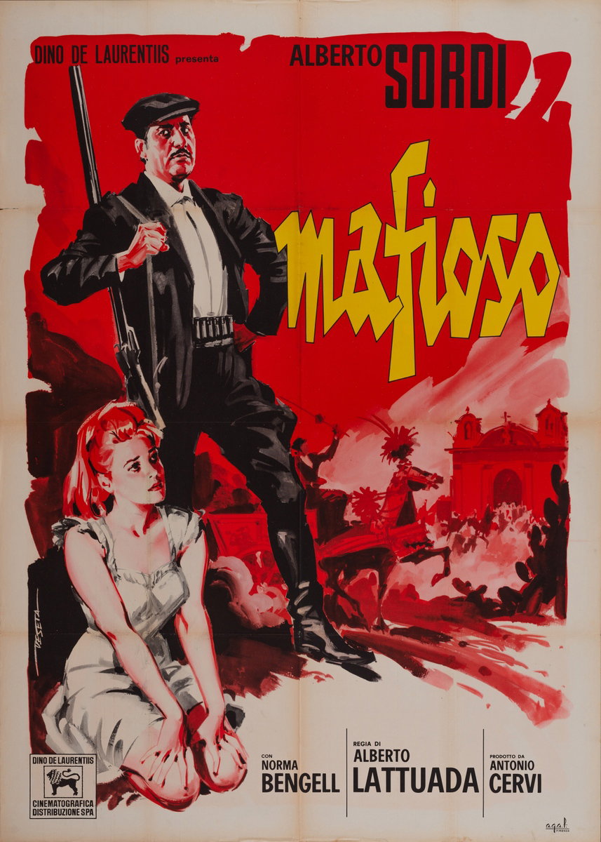 Manifesto 2 per il film Mafioso (1962), dipinto da Enrico De Seta