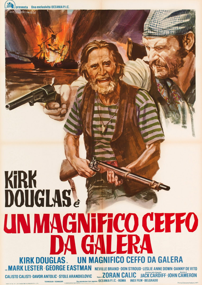 Manifesto 2 per il film Un magnifico ceffo da galera (1973), dipinto da Rodolfo Gasparri
