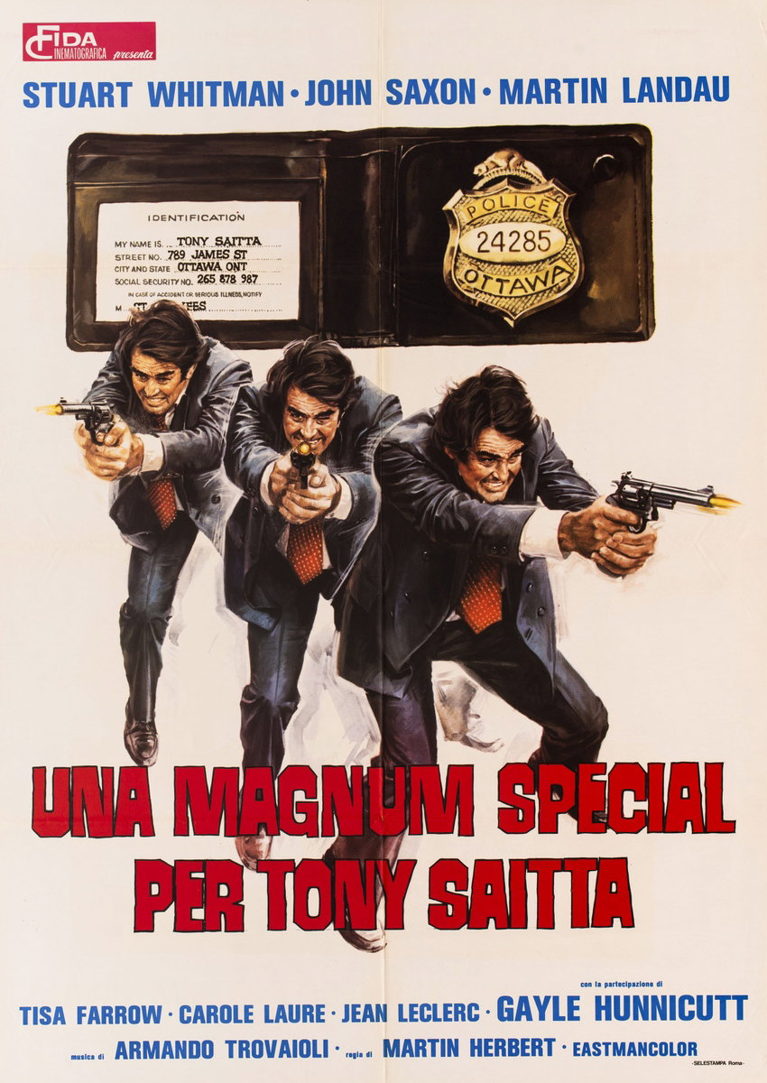 Manifesto 2 per il film Una Magnum Special per Tony Saitta (1976)