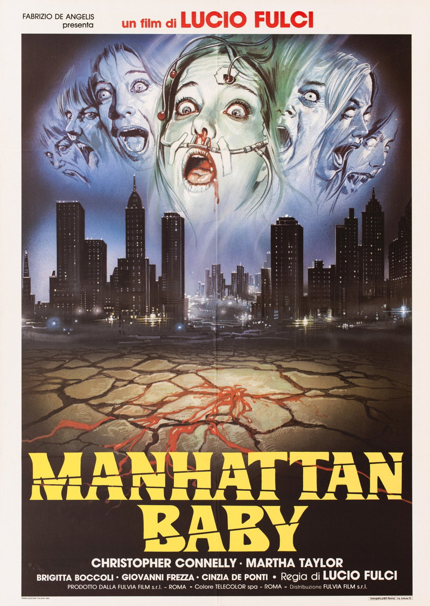 Manifesto 2 per il film Manhattan Baby (1982)
