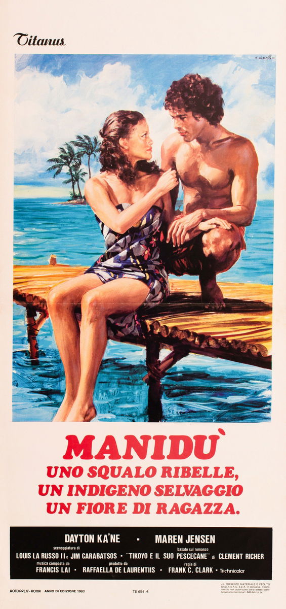 Manidù - Uno squalo ribelle, un indigeno selvaggio, un fiore di ragazza - Locandina 1