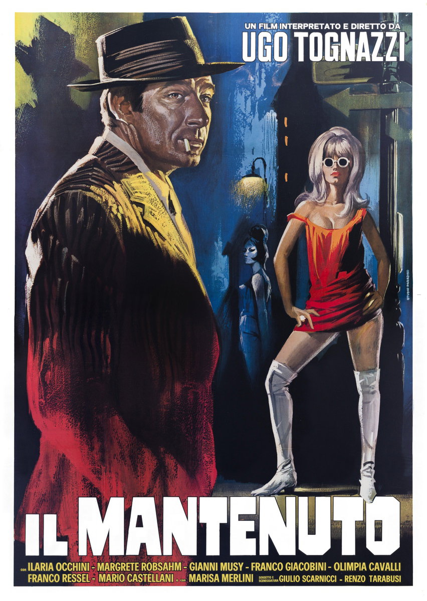 Manifesto 3 per il film Il mantenuto (1961), dipinto da Studio Paradiso