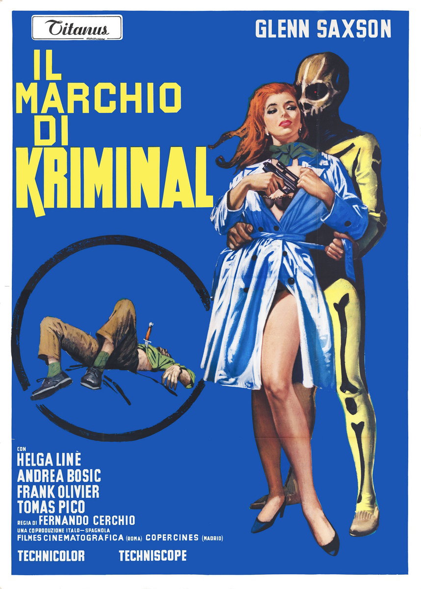 Poster 2 for the film The Mark of Kriminal (1968)