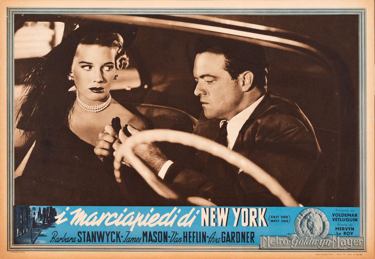 Lobby Card 2 for the film East Side, West Side (1949)