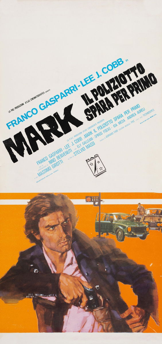 Mark Shoots First - Lobby Card 1