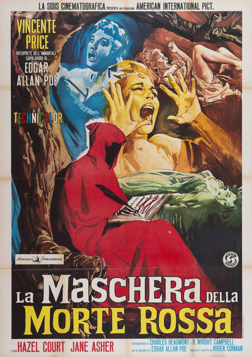 La maschera della morte rossa - Manifesto 1