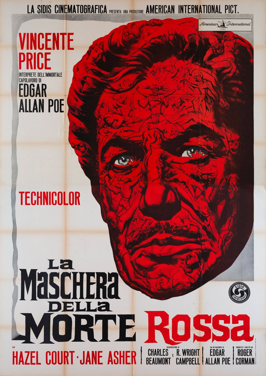 Manifesto 2 per il film La maschera della morte rossa (1964)