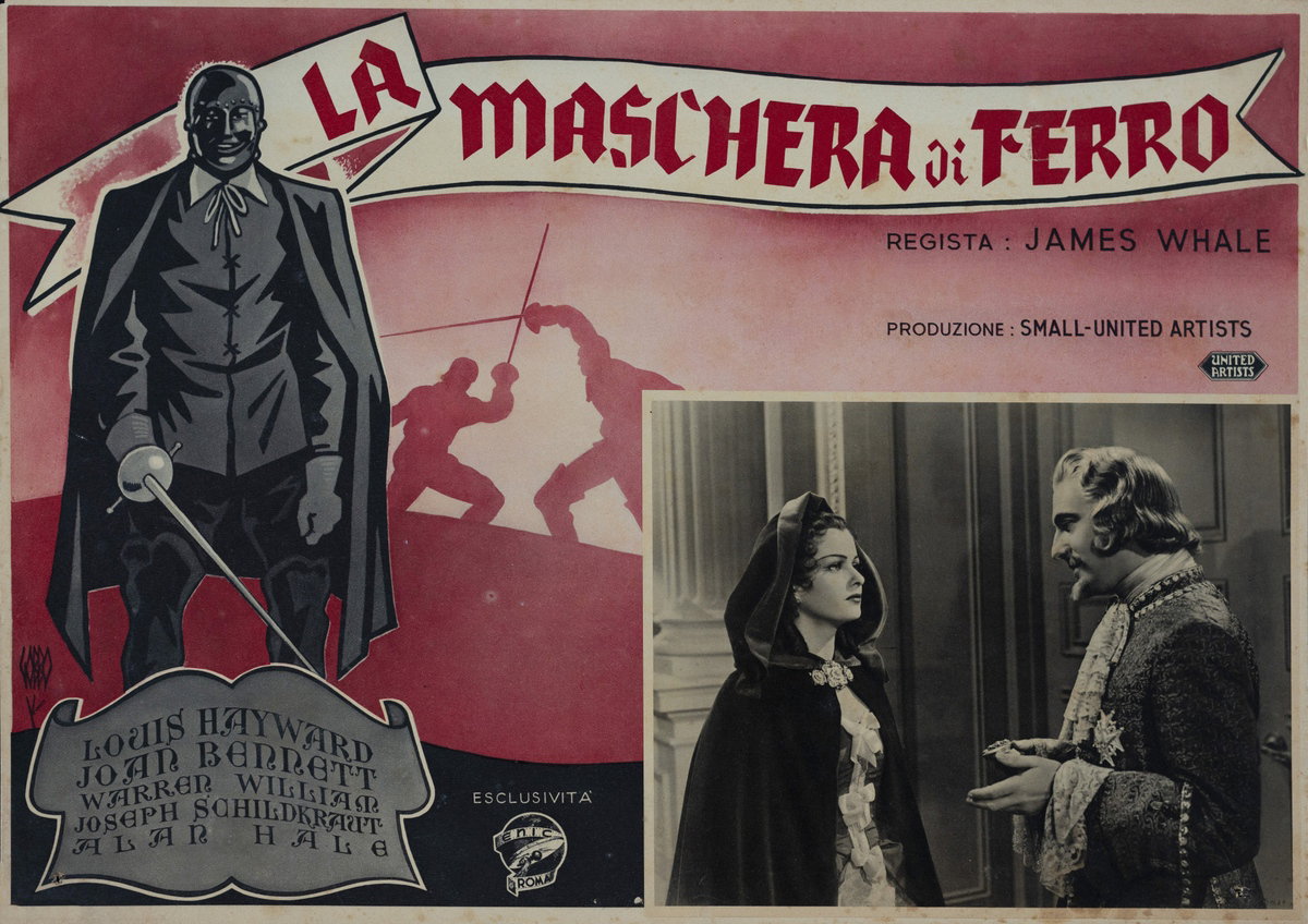Lobby Card 2 for the film The Man in the Iron Mask (1939)