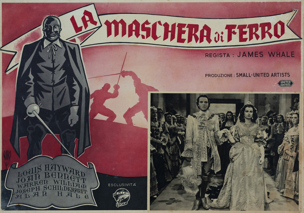 Lobby Card 3 for the film The Man in the Iron Mask (1939)
