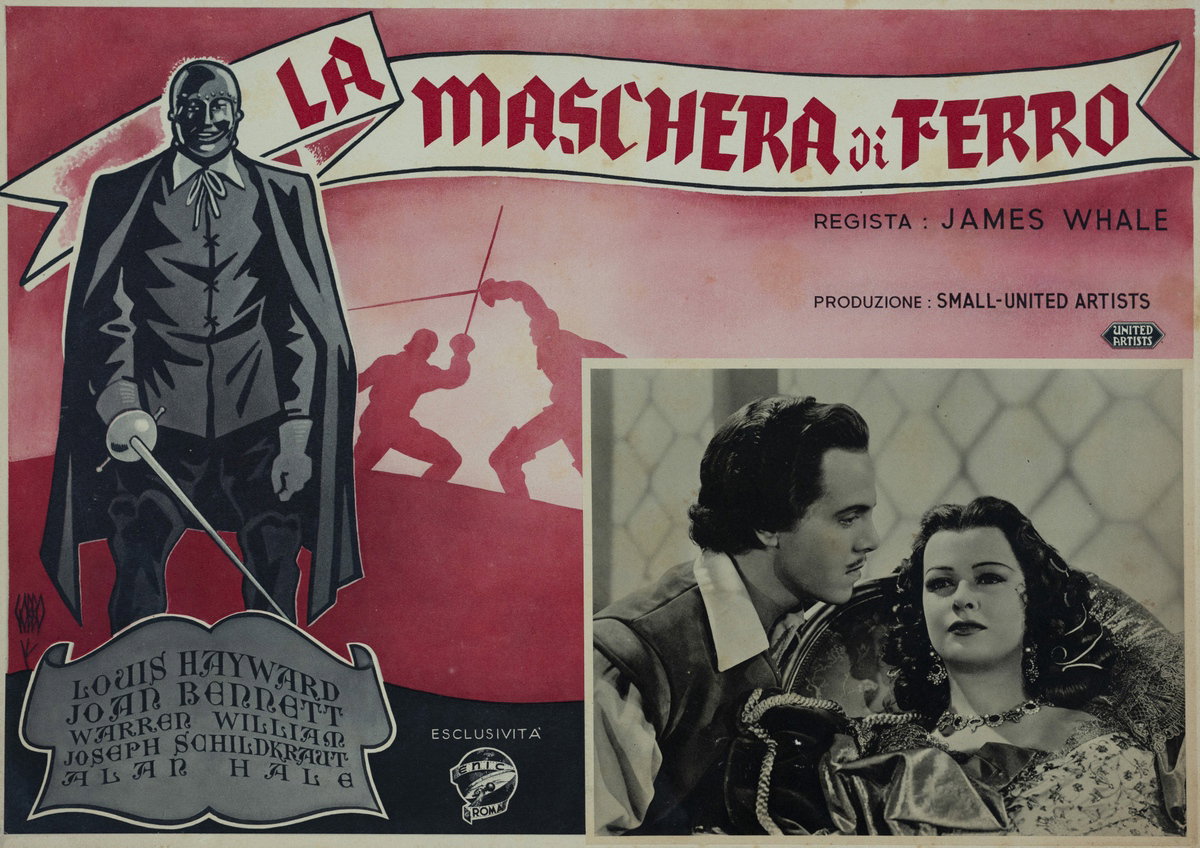 Lobby Card 4 for the film The Man in the Iron Mask (1939)