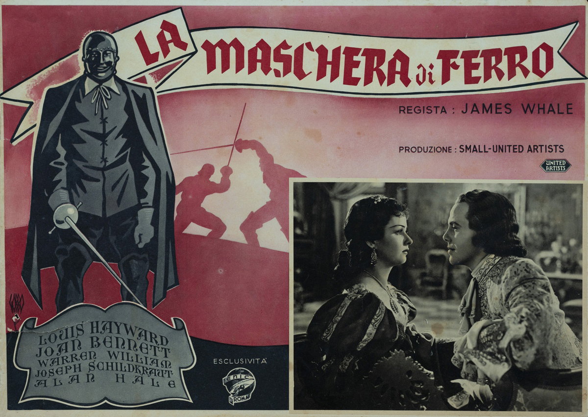 Fotobusta 6 per il film La maschera di ferro (1939)
