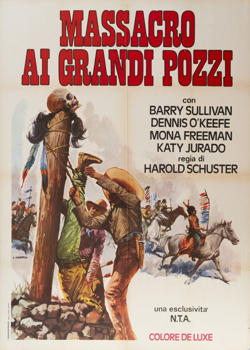 Massacro ai grandi pozzi - Manifesto 1