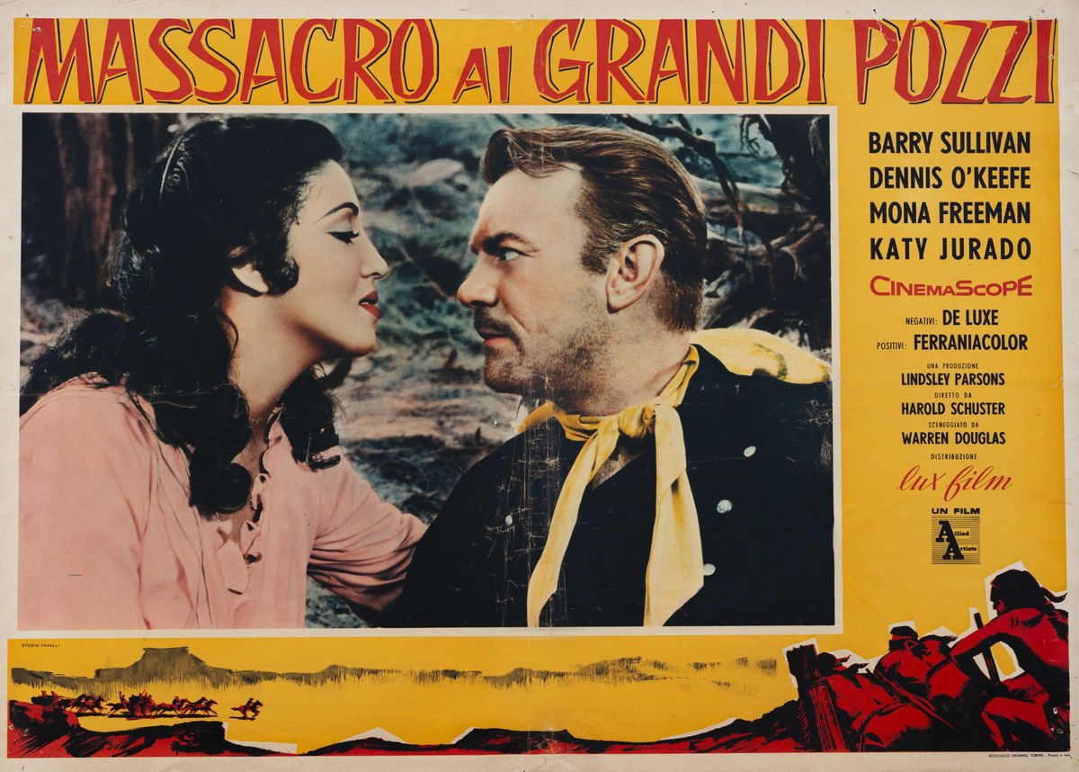 Massacro ai grandi pozzi - Fotobusta 1