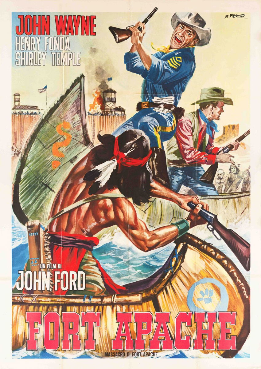 Il massacro di Fort Apache - Manifesto 1