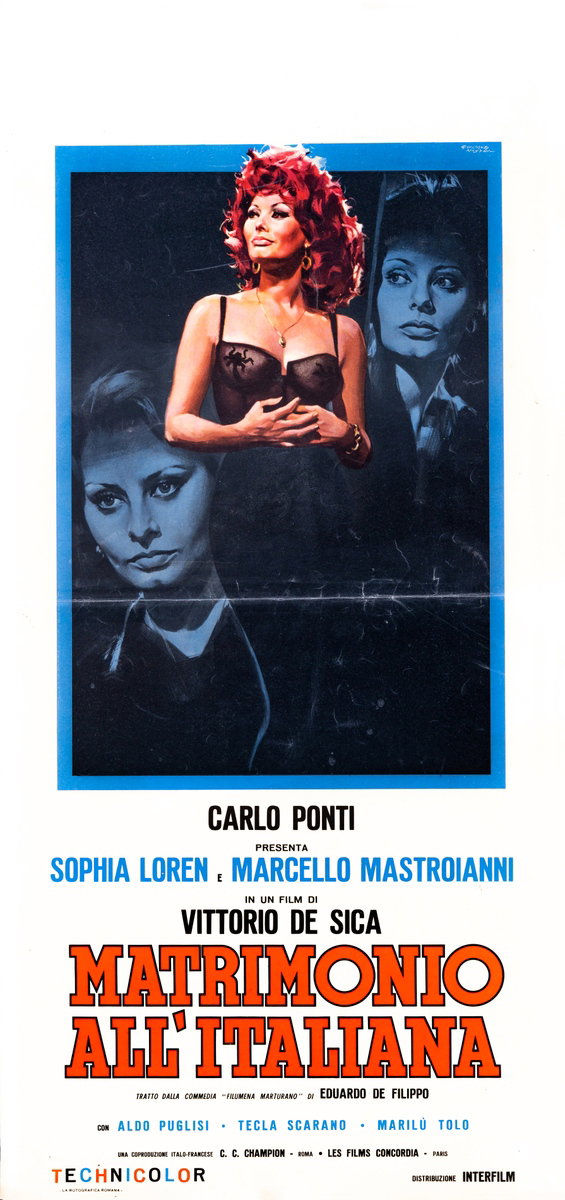 Marriage Italian Style - Lobby Card 1