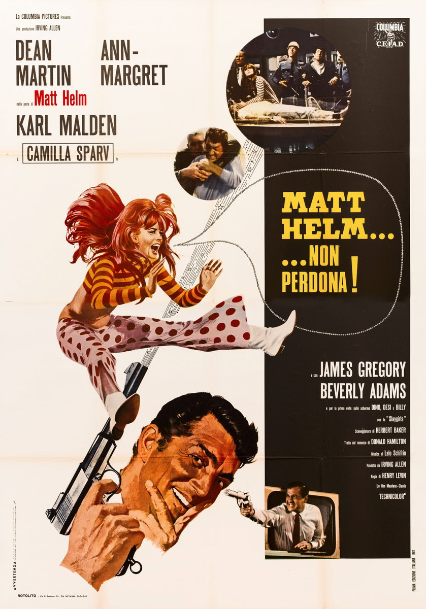 Manifesto 2 per il film Matt Helm... non perdona! (1966)