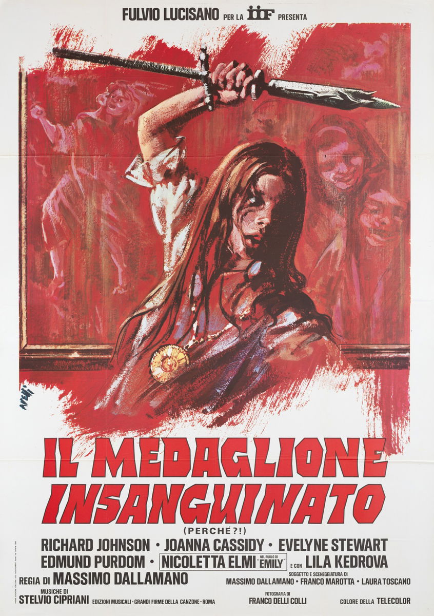 Il medaglione insanguinato (Perche?!) - Manifesto 1