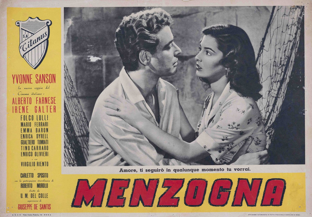 Fotobusta 2 per il film Menzogna (1952)